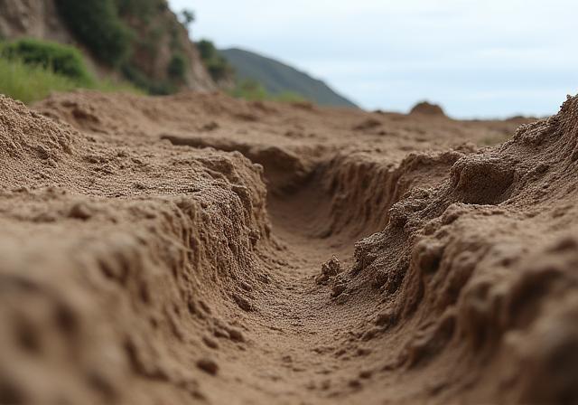 Before stabilization of Hope Ranch Coastal Foundation